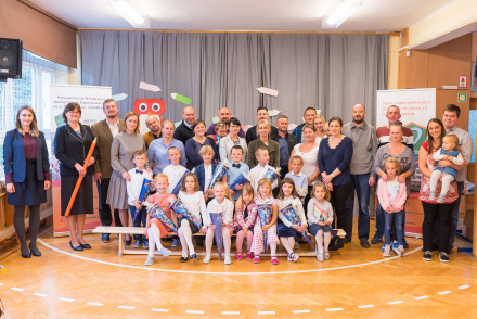 Pasowanie pierwszoklasistów na uczniów w SP 2